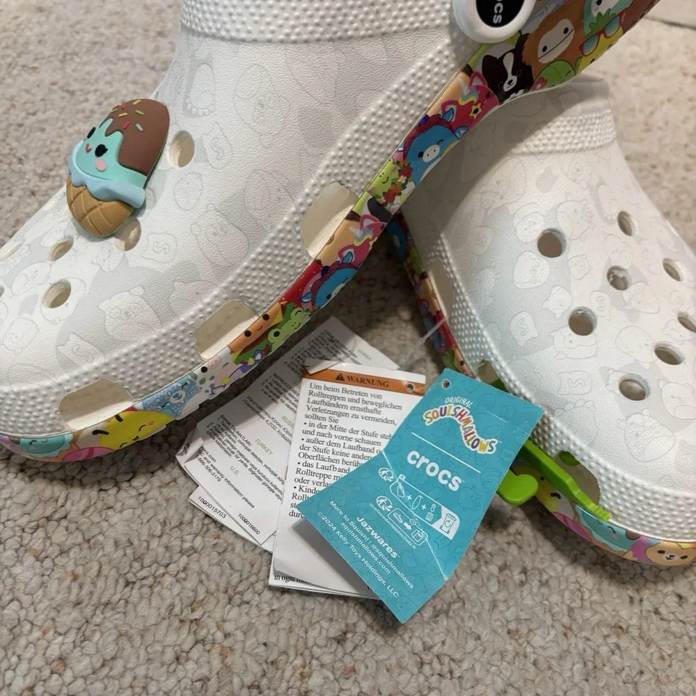 CROCS Squishmallows Classic Clog Mens 13 Missing Jibbitz New w Tags Limited Ed.